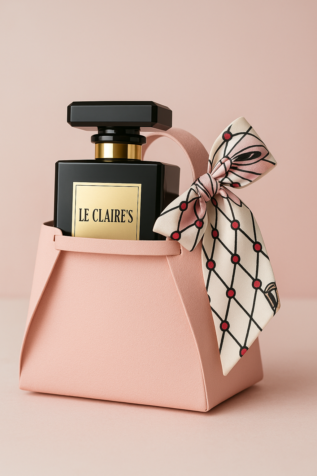 Elegant travel-sized personalized perfume bottle by Le Claire's