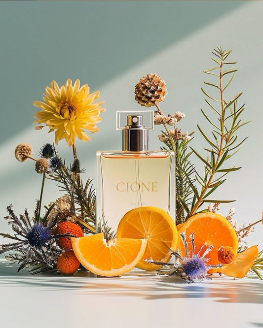 Elegant travel-sized personalized perfume bottle by Le Claire's