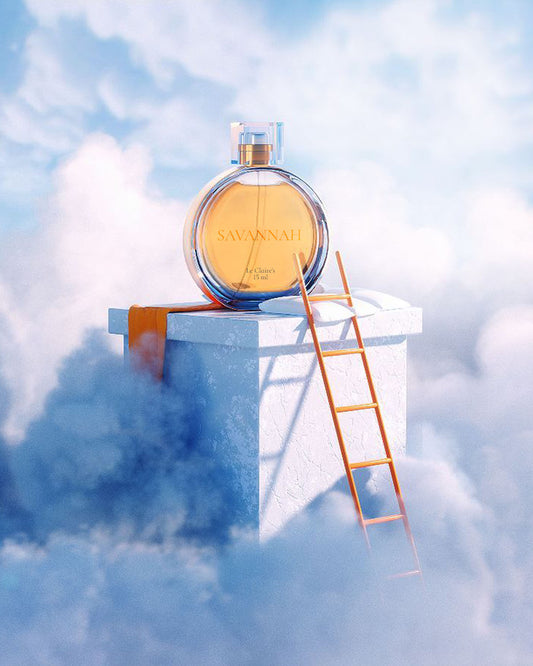 Elegant travel-sized personalized perfume bottle by Le Claire's