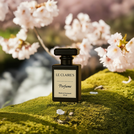 Elegant travel-sized personalized perfume bottle by Le Claire's