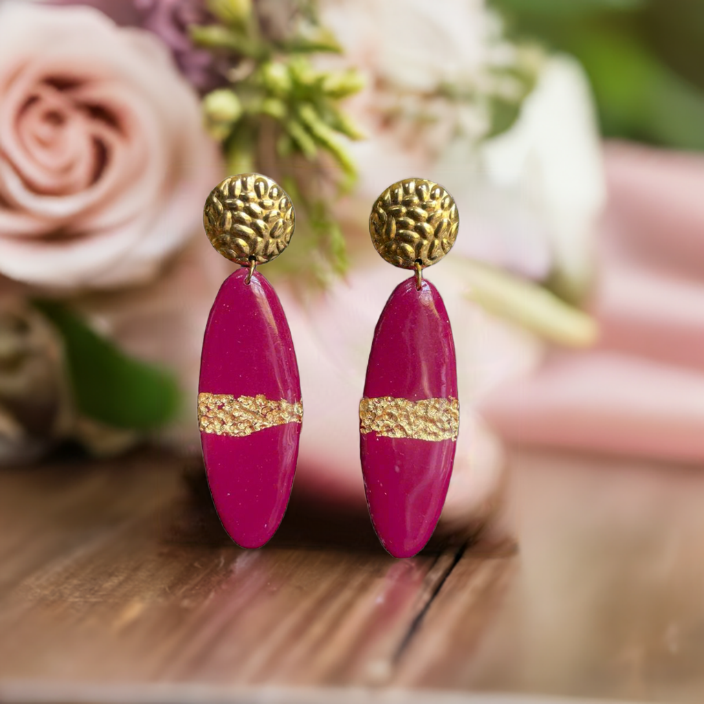 Lady Red Handmade Earrings