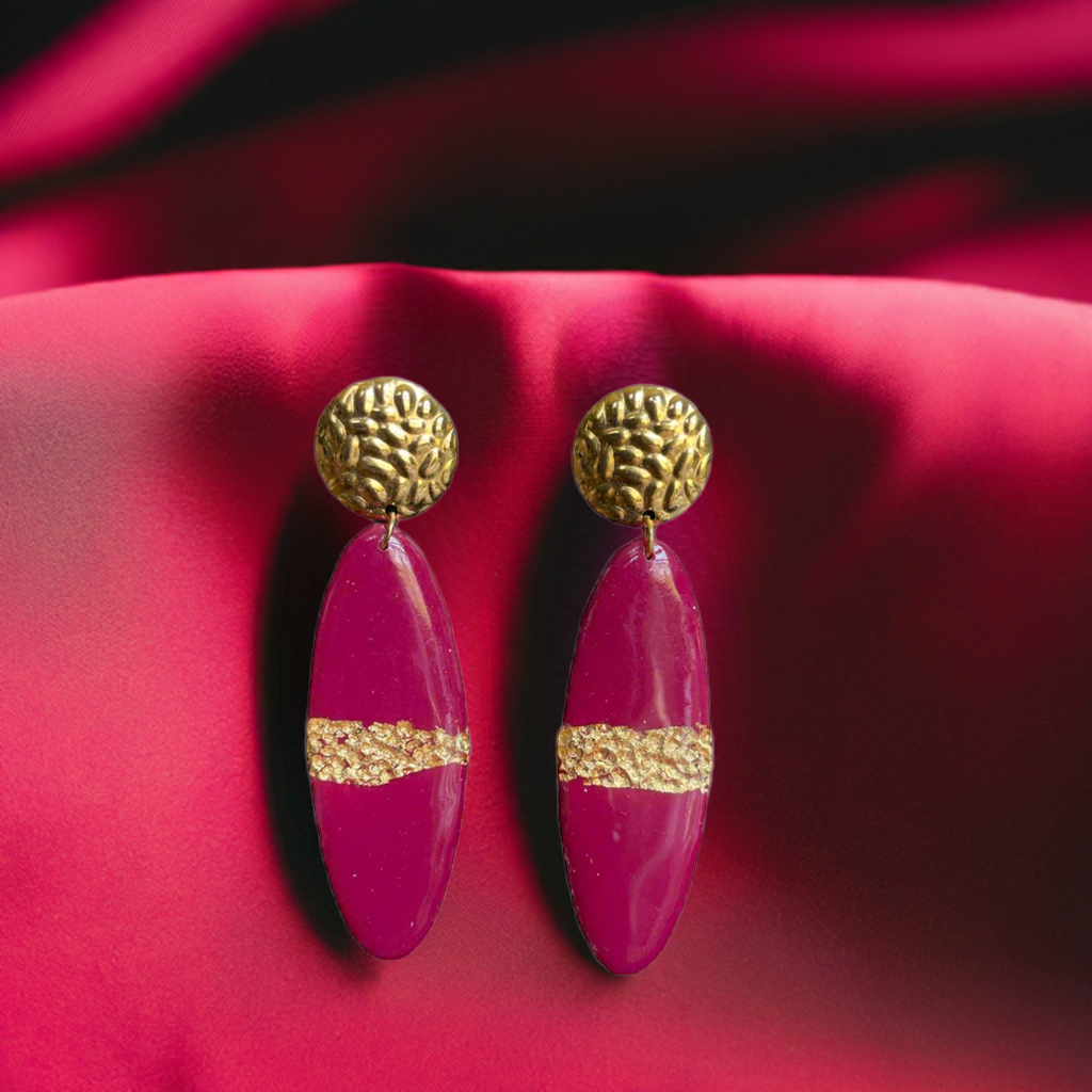 Lady Red Handmade Earrings