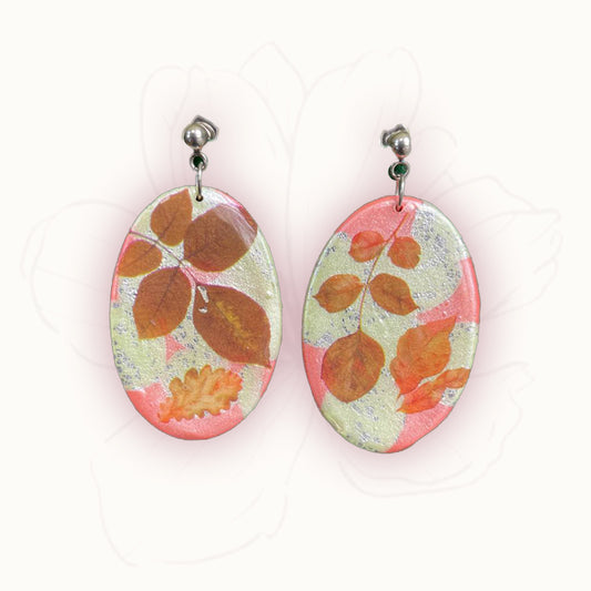 Fall themed handmade earrings
