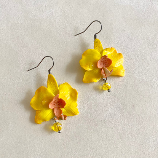 Handmade Iris earrings